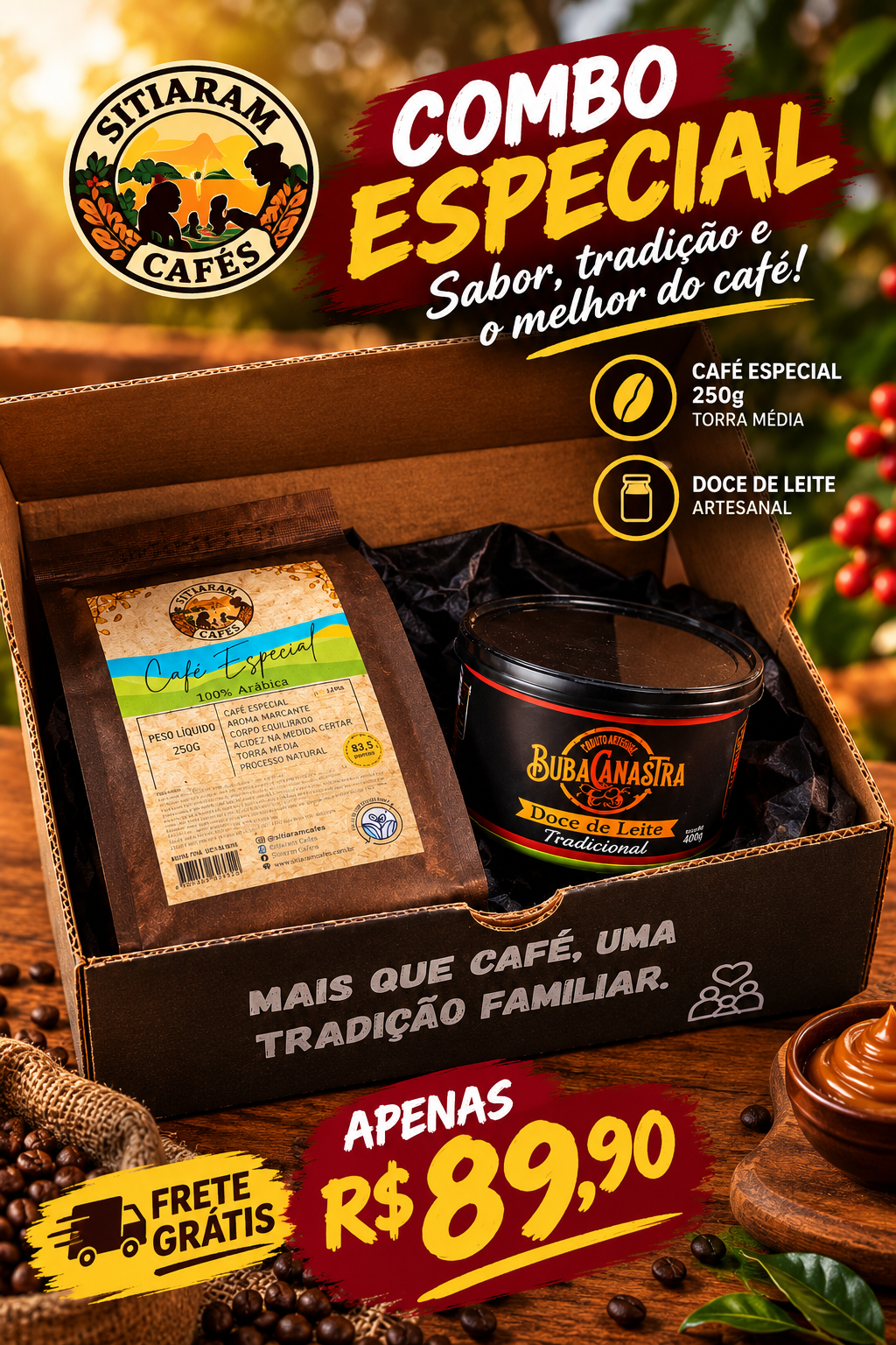 Combo Especial + Doce de Leite